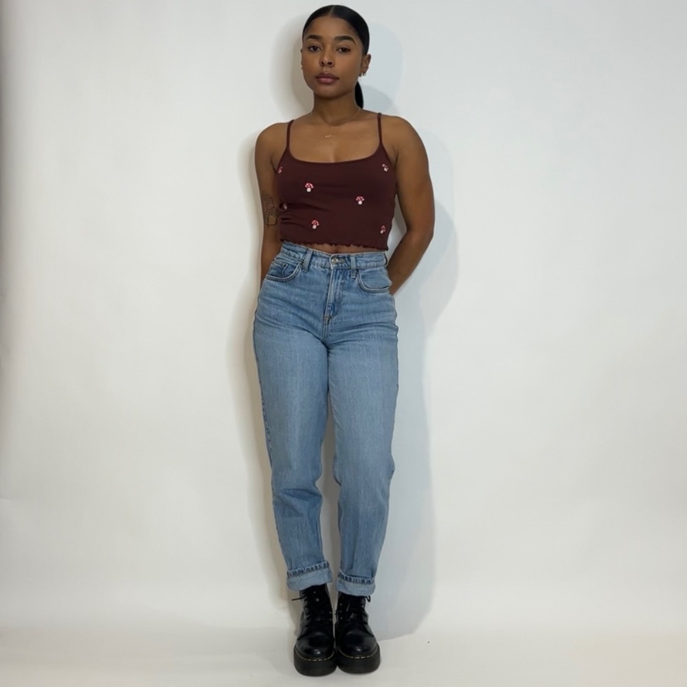 Mushroom Cami Crop Top